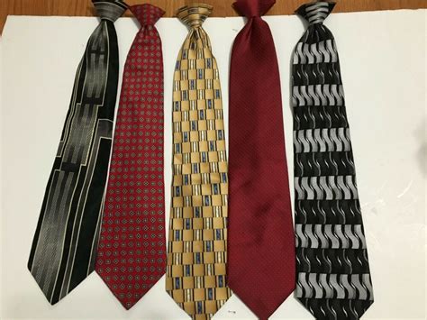 men's clip on dress ties.